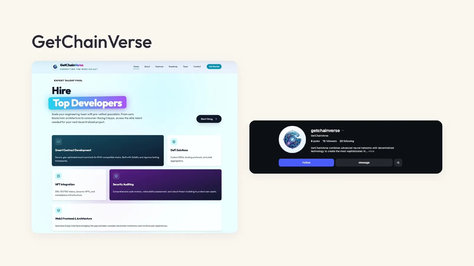 Slide 7: GetChainVerse